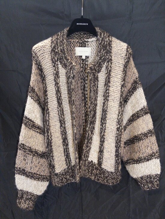 Brochu Walker Sweaters - Brochu Walker Illia Handknit Cardigan in Sesame Combo